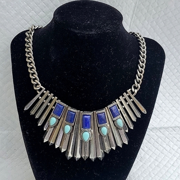 Target Jewelry - AZTEC TARGET‎ NECKLACE SILVER SPRING SUMMER.NWT